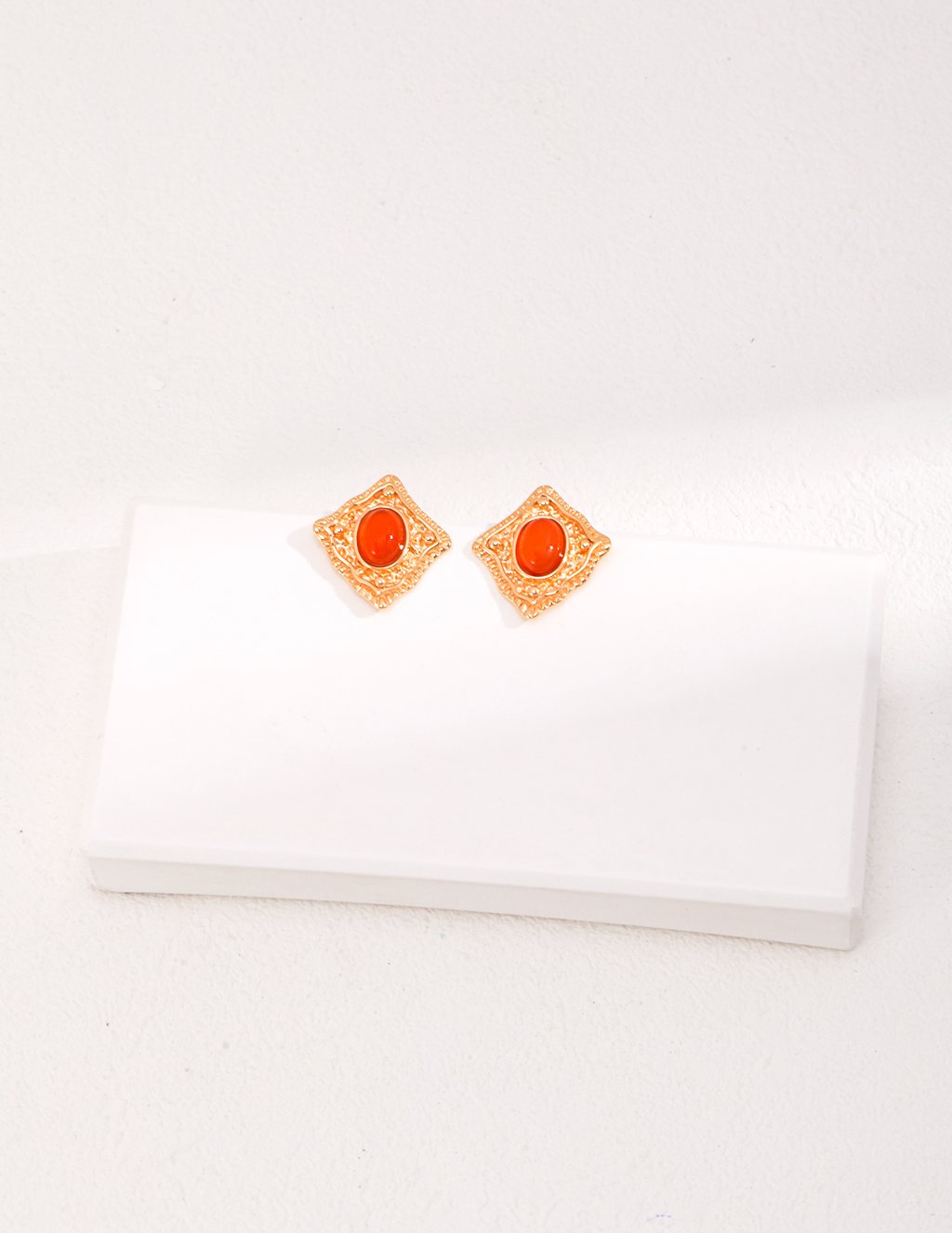 Lapis Lazuli/Carnelian Earrings E01063