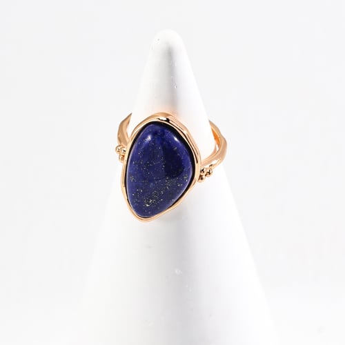 925 Silver Vintage Lapis Lazuli Adjustable Ring