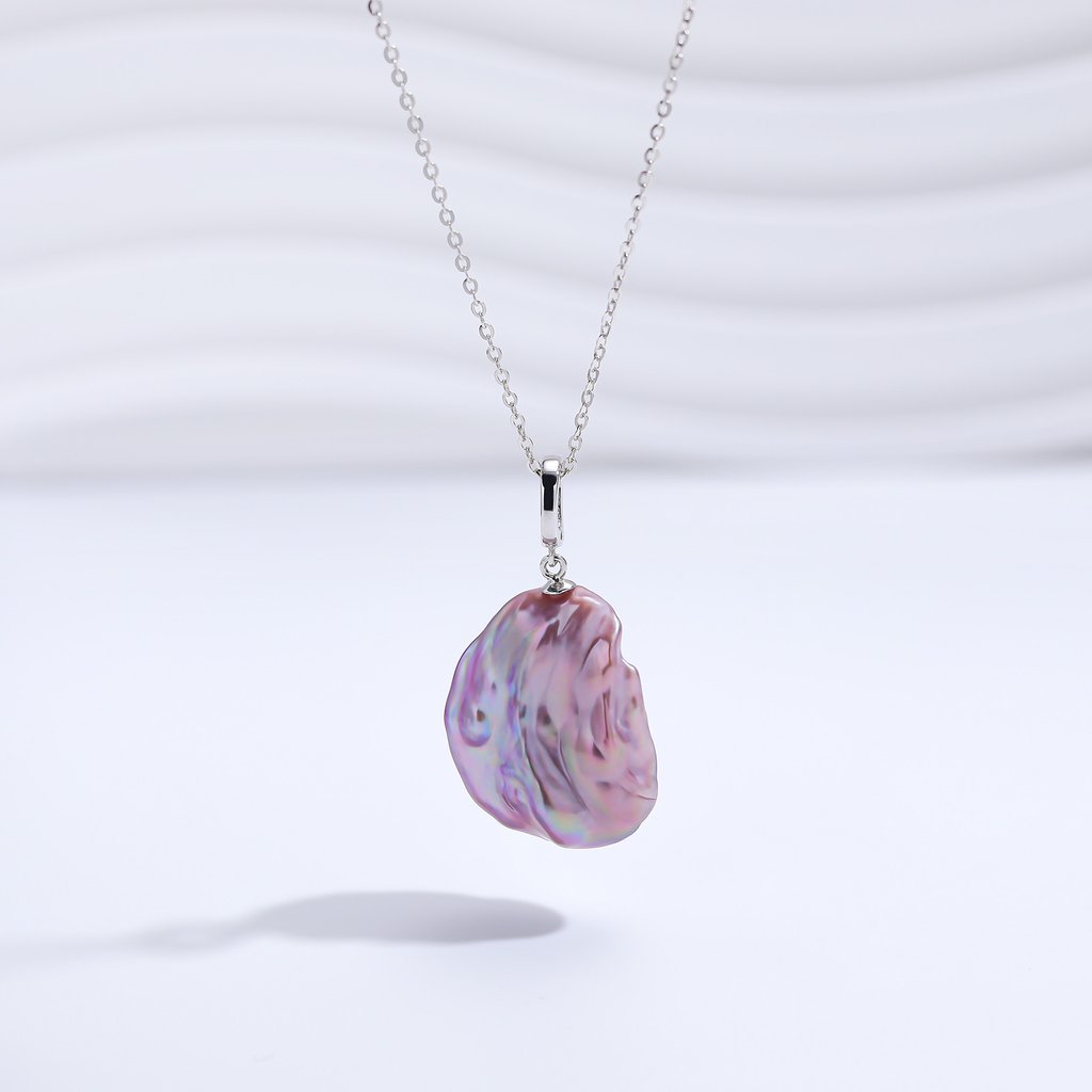 Purple Baroque Freshwater Pearl