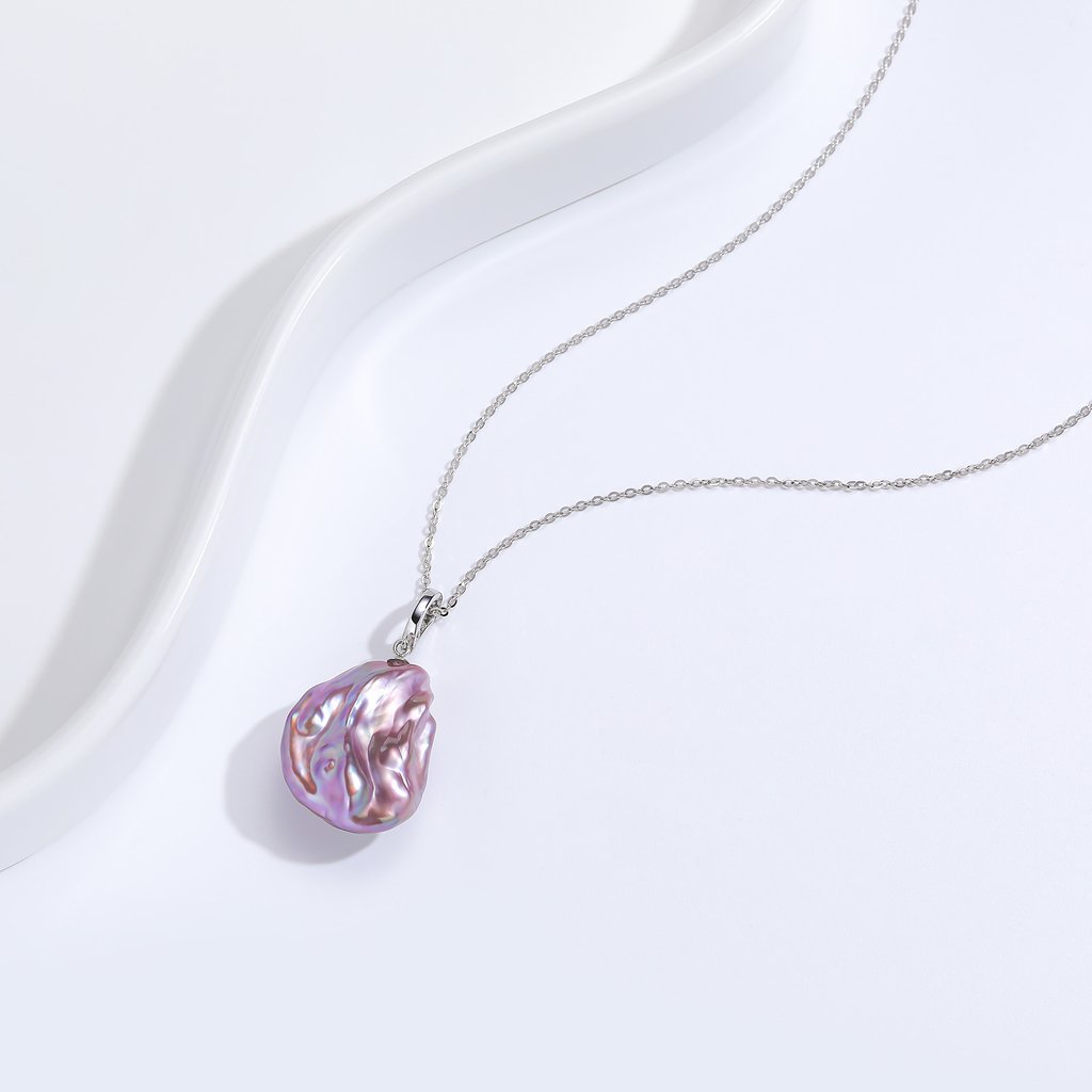 Purple Baroque Freshwater Pearl