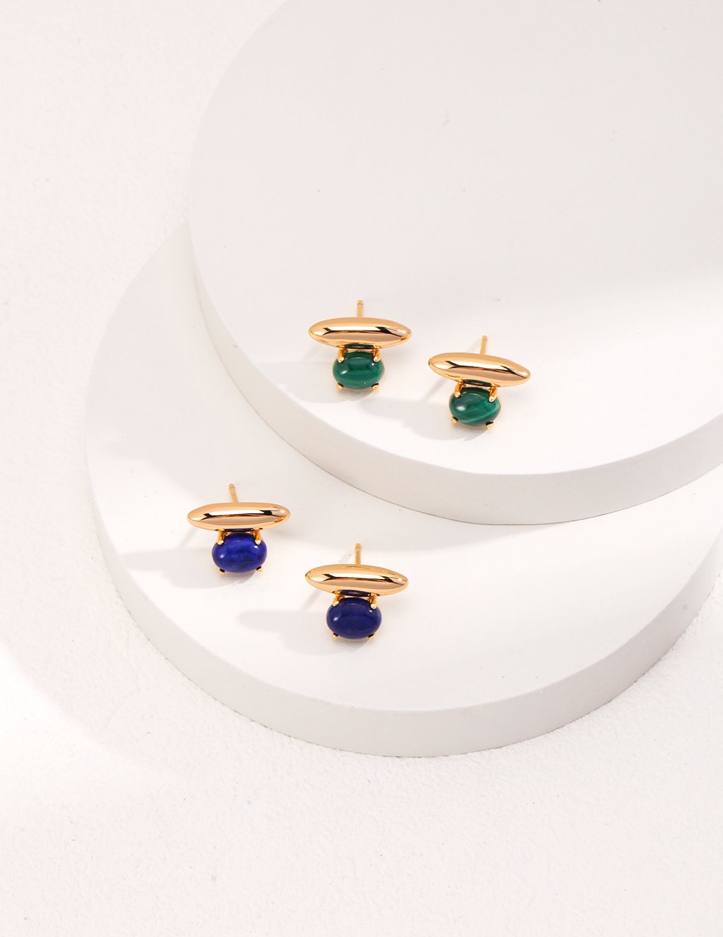 Lapis Lazuli/Malachite Earrings E01060